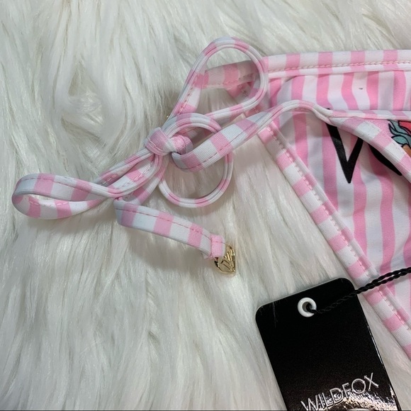 NWT Wildfox Hamburger/Club Stripe Bikini Bottom - Picture 7 of 13